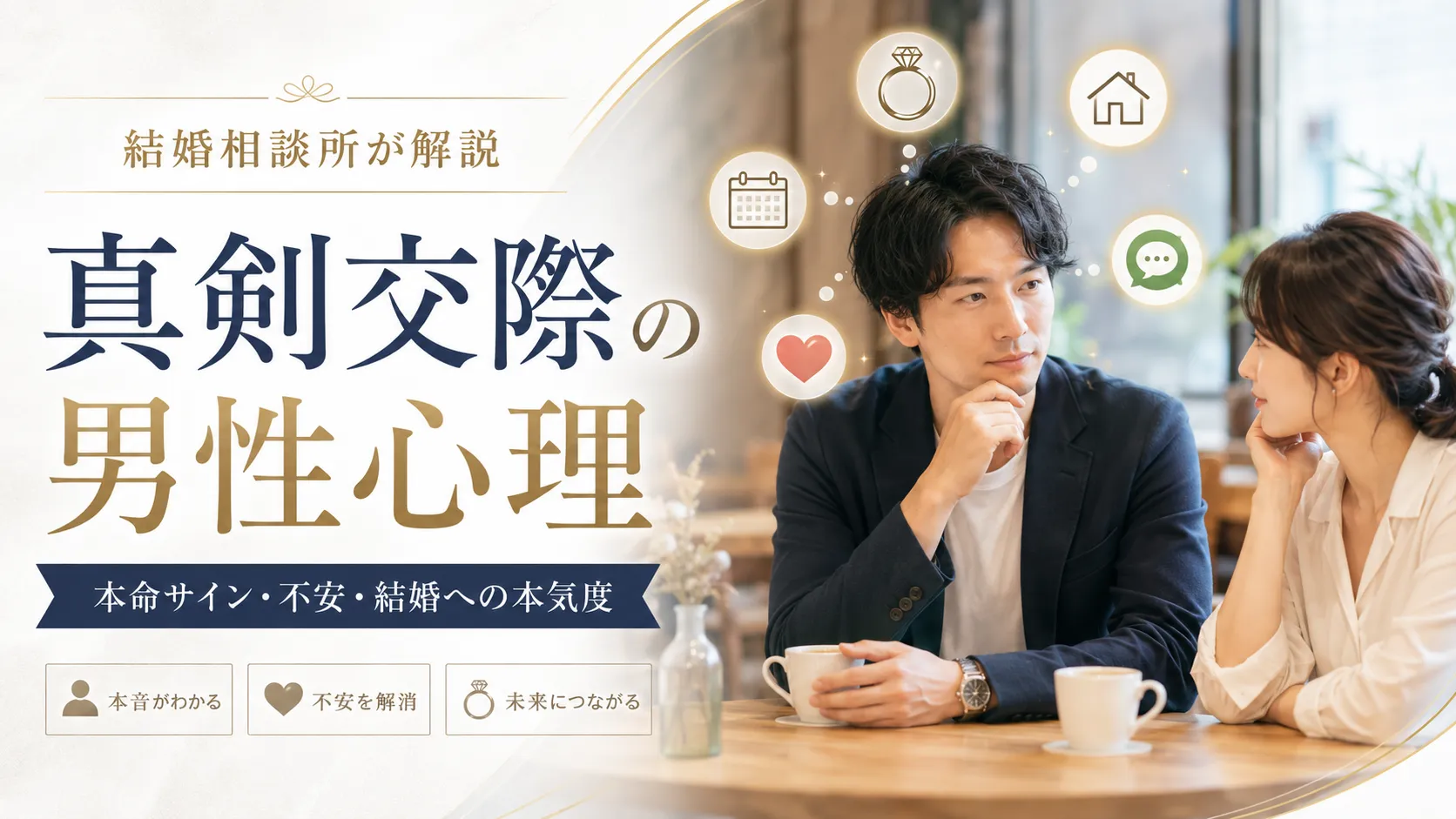 真剣交際の男性心理｜本気サイン・連絡が減る理由・成婚へ進む関わり方
