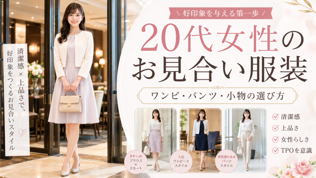 20代女性のお見合い服装は何を着る？ワンピース・パンツ・プチプラの選び方