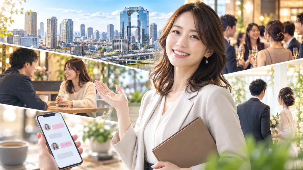 大阪で出会いを探すなら？一人でも選びやすい出会い方を目的別に比較