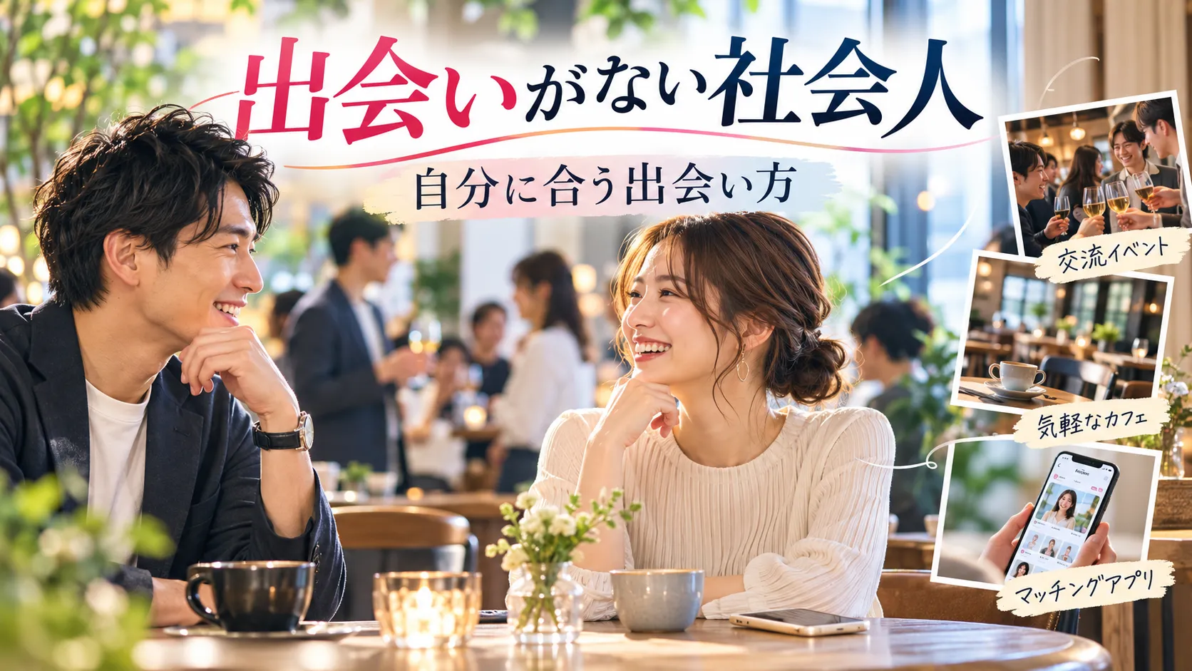 出会いがない社会人はどうすればいい？原因3タイプと自分に合う出会い方