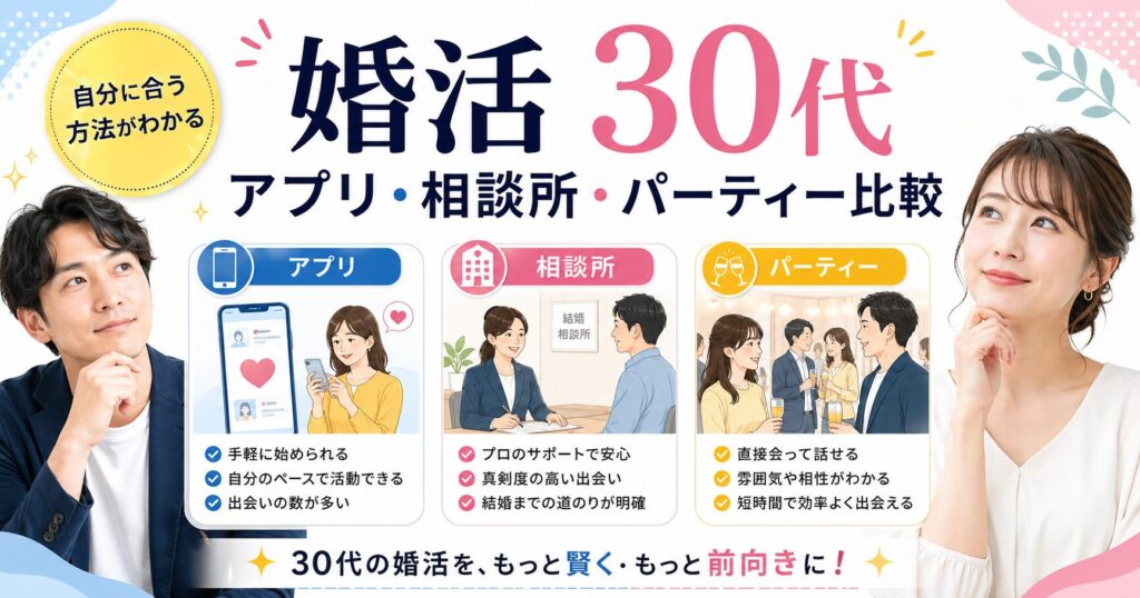 30代前半と30代後半で婚活戦略はどう変わる？