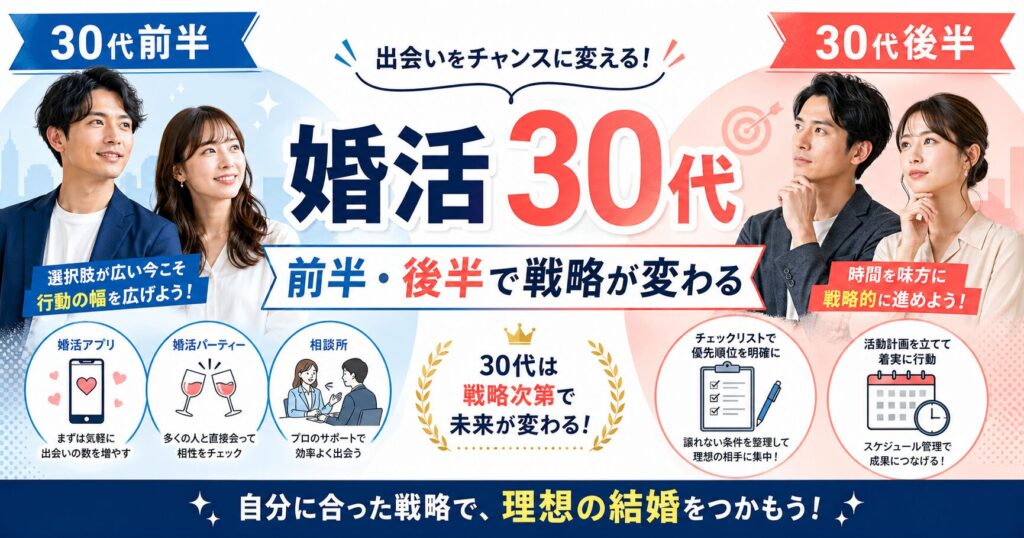 30代におすすめの婚活方法
