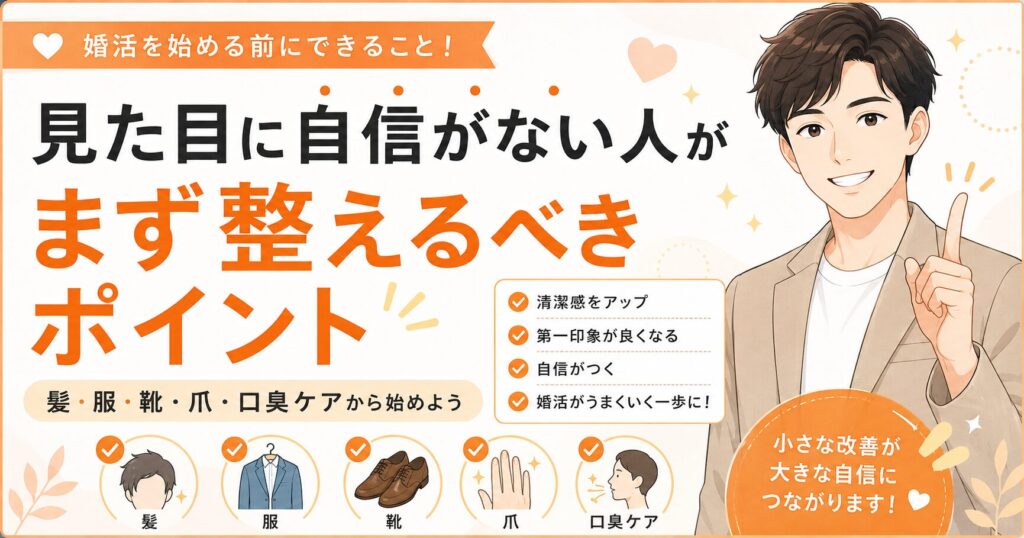 見た目に自信がない人がまず整えるべきポイント