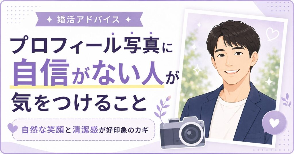 プロフィール写真に自信がない人が気をつけること