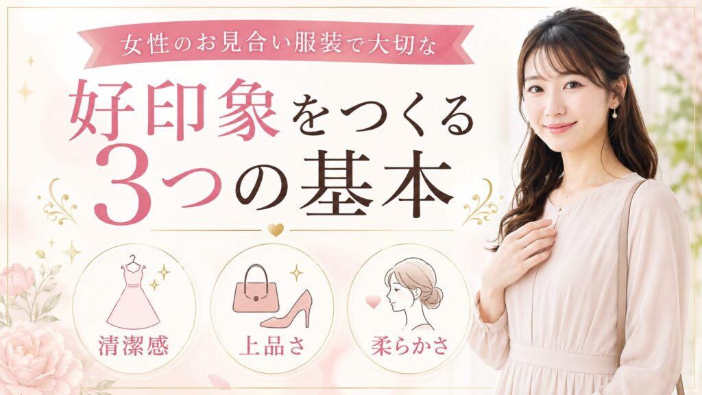 女性のお見合い服装で大切な3つの基本