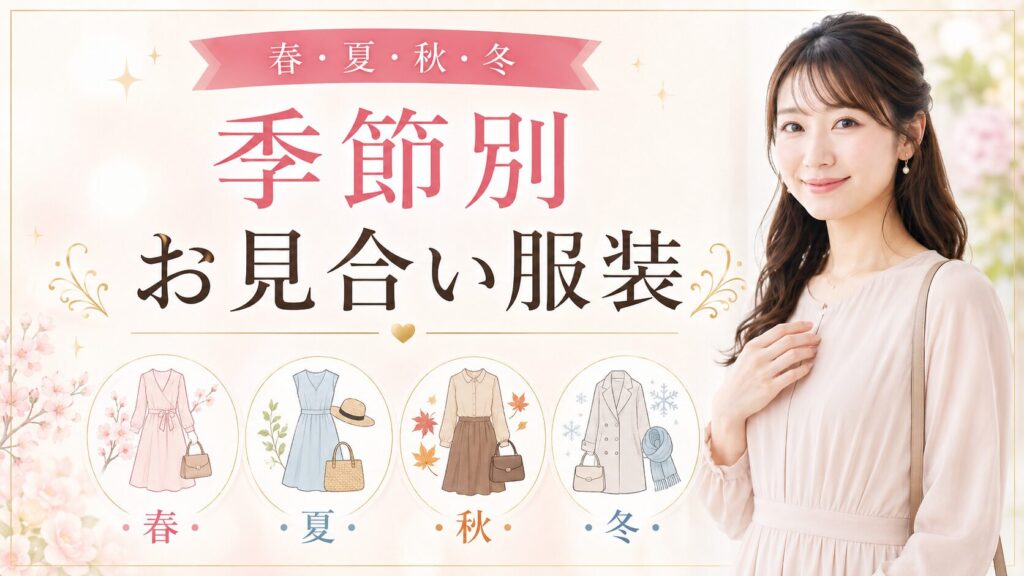季節別｜春夏秋冬のお見合い服装