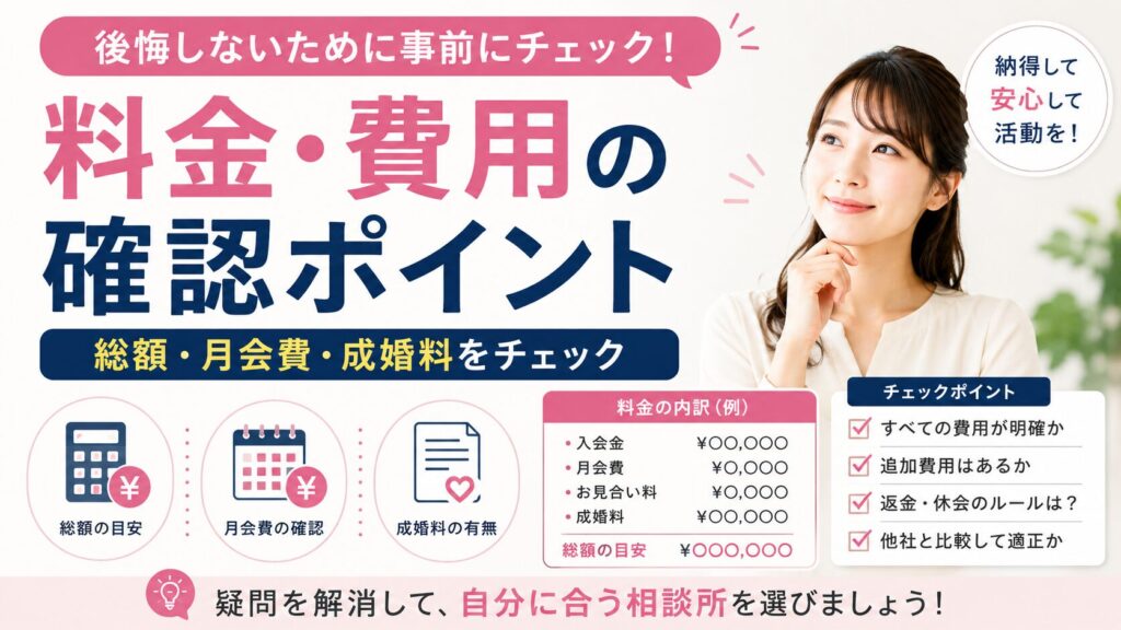 料金・費用について聞くべき質問