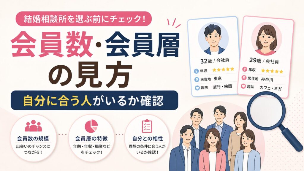 会員数・会員層について聞くべき質問