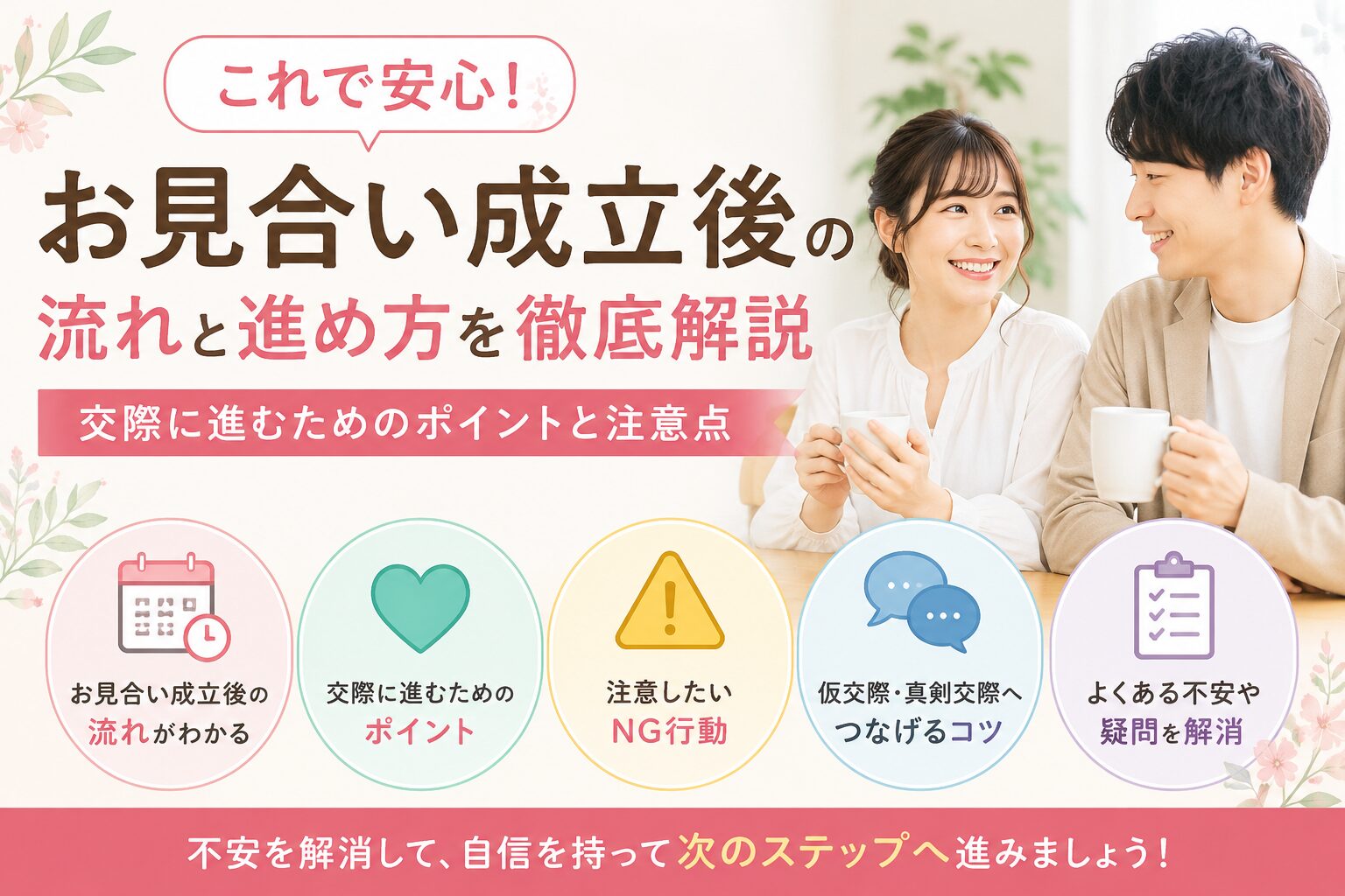 お見合い成立後にやることと仮交際までの流れ完全ガイド