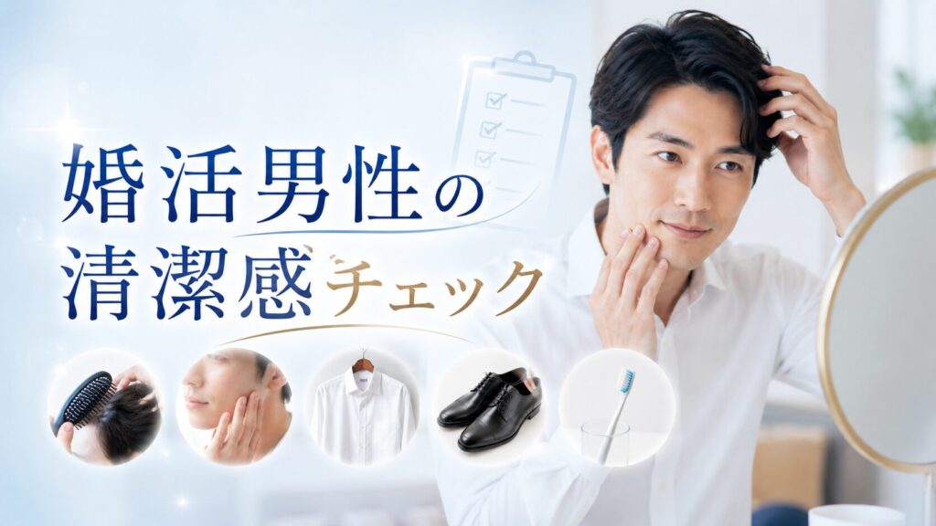 婚活男性の清潔感チェック