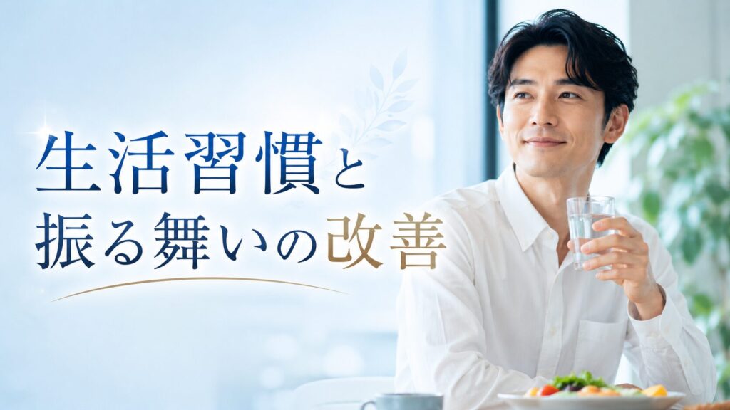 生活習慣と振る舞いの改善