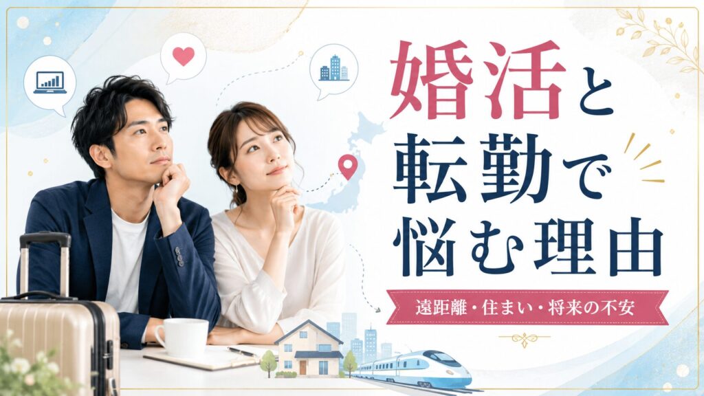 婚活と転勤で悩む理由