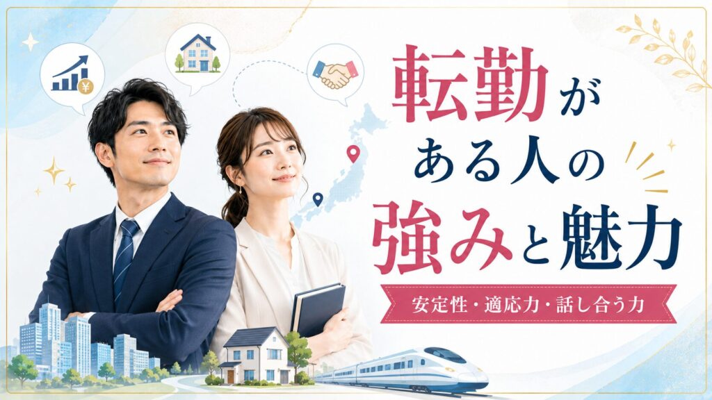 転勤がある人の強みと魅力