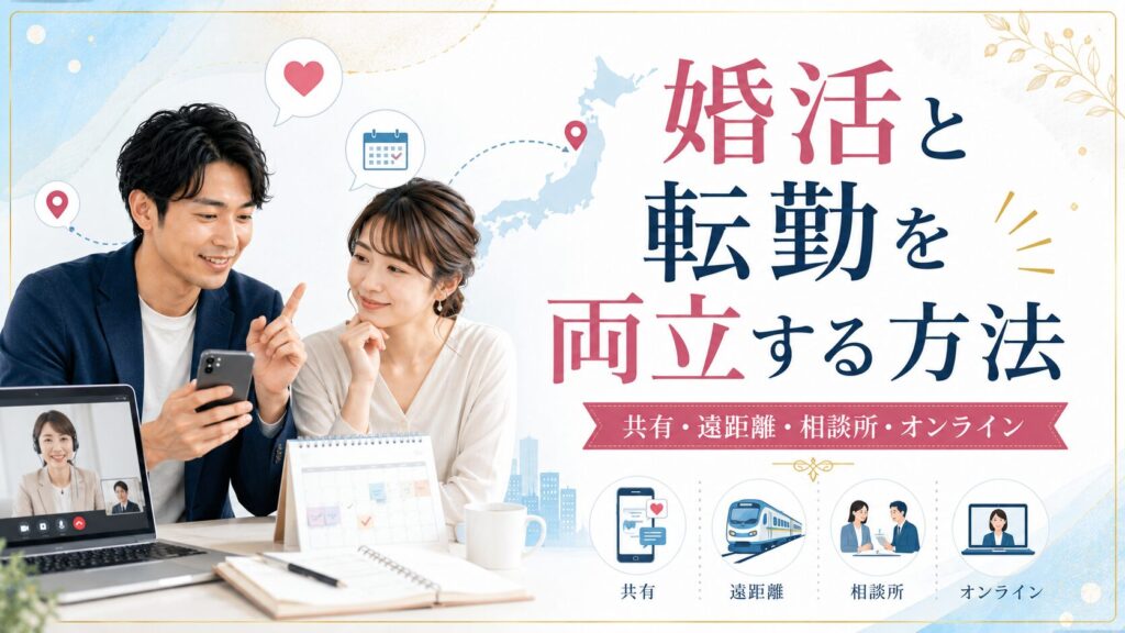 婚活と転勤を両立する方法