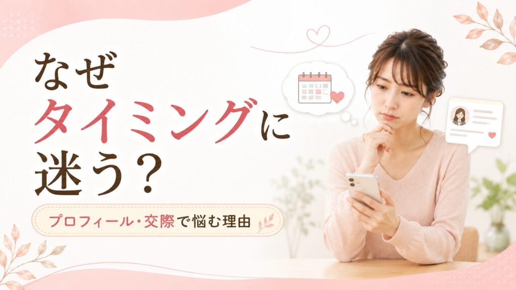 婚活で持病をいつ伝えるか迷う理由