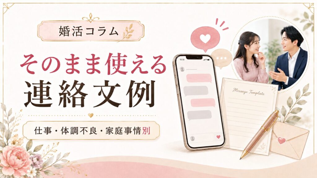 変更連絡のタイミング