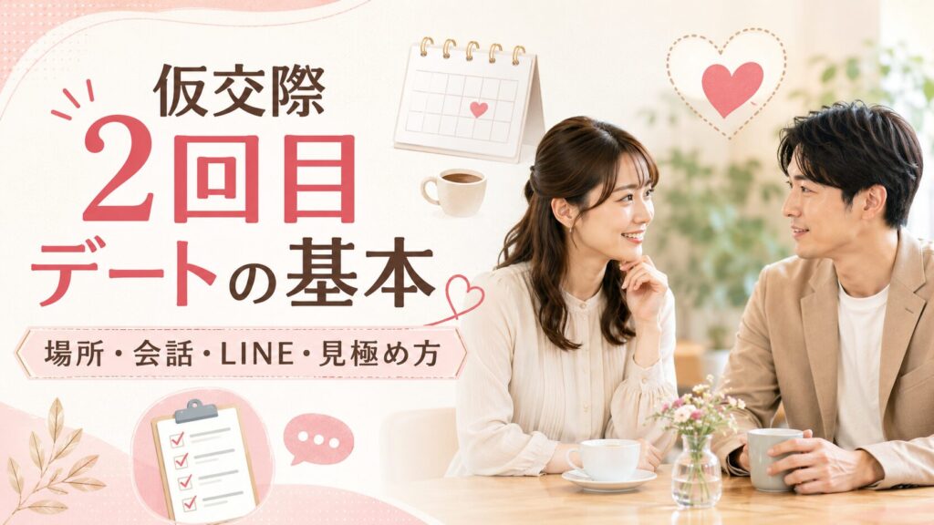 仮交際2回目デートの基本