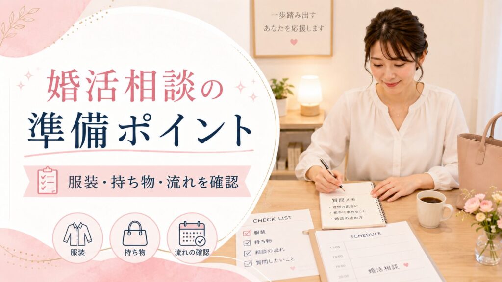 梅田で仕事帰りに婚活相談する準備