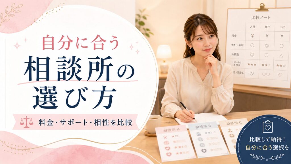 結婚相談所の選び方