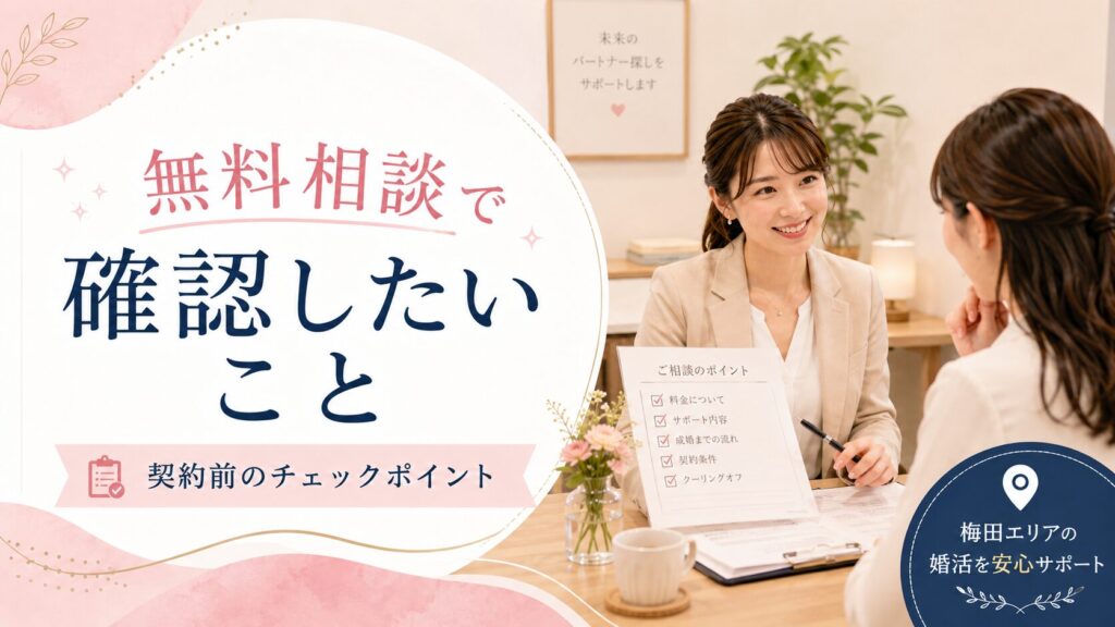 後悔しない無料相談の進め方