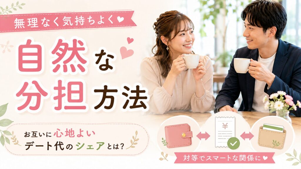 デート代の自然な分担方法