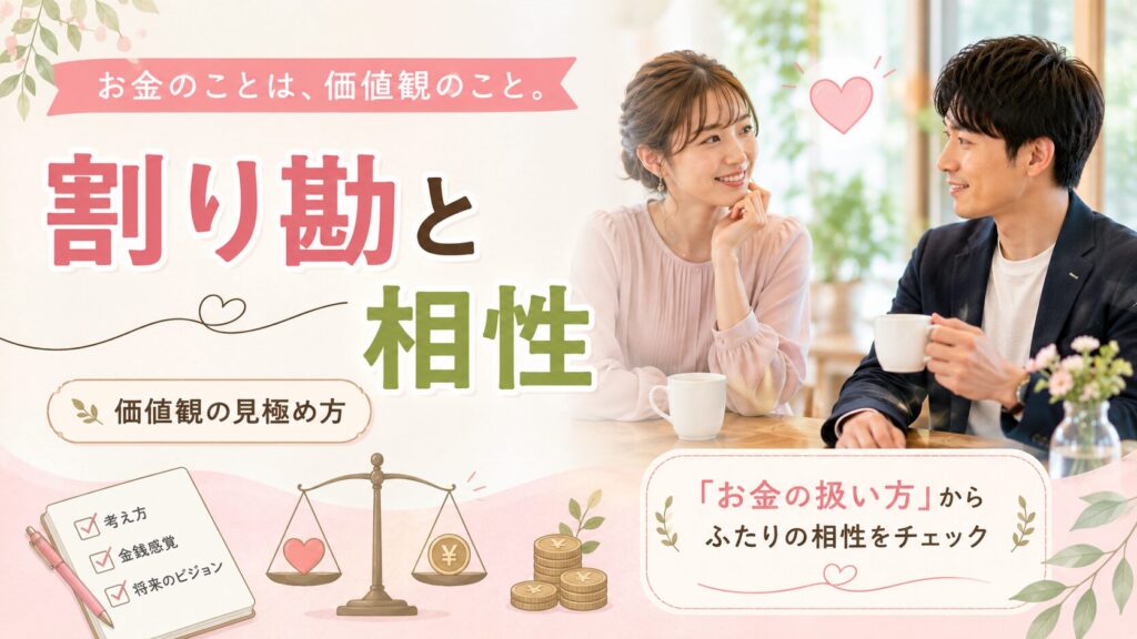 婚活デートの割り勘と相性
